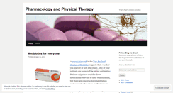Desktop Screenshot of pharmacologyandpt.com
